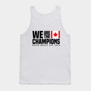 Qatar World Cup Champions 2022 - Canada Tank Top